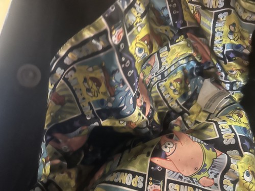Sponge bob denim jacket - bob,